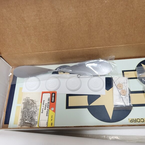 CORSAIR F4U-1 Laser Cut Airplane KIT 30" Wingspan Rubber Powered Herr Engineerin - Picture 8 of 13